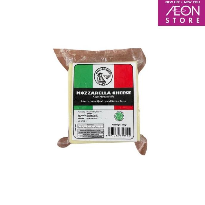 

Keju Mozzarella Mozarella Block - Indocheese 200 Gram KA