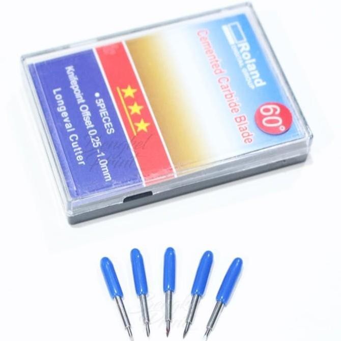 

Mata Pisau Mesin Cutting Sticker Roland Blade 60 (Isi 5 Pcs)