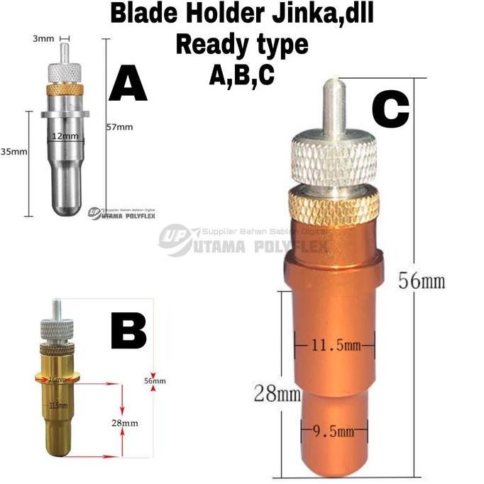 

Hot Sale! Blade Holder / Holder Mata Pisau Cutting Jinka / Rumah Pisau Cutting