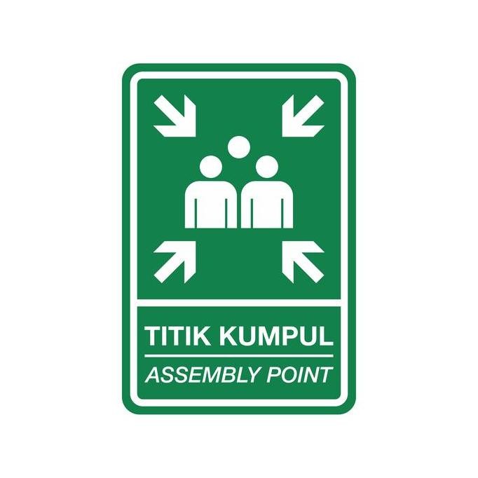 RAMBU TITIK KUMPUL 20CM X 30CM PLAT ALUMUNIUM