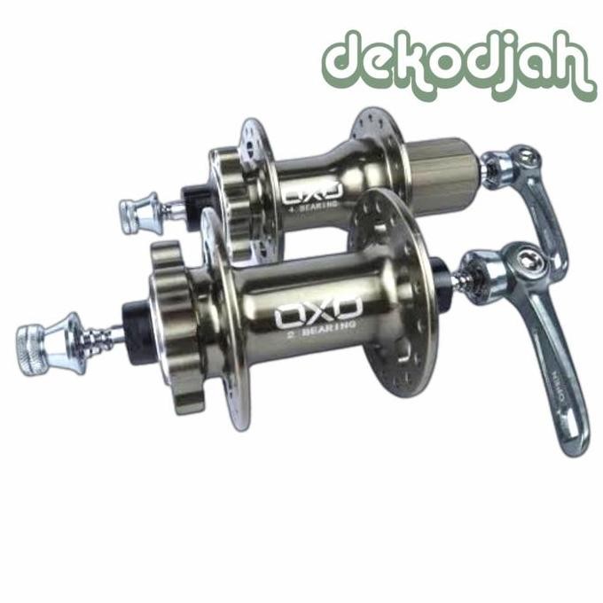 Hub / Freehub Oxo 36H Jangkrik 1 Set Depan Belakang Kualitas Terbaik Harga Termurah