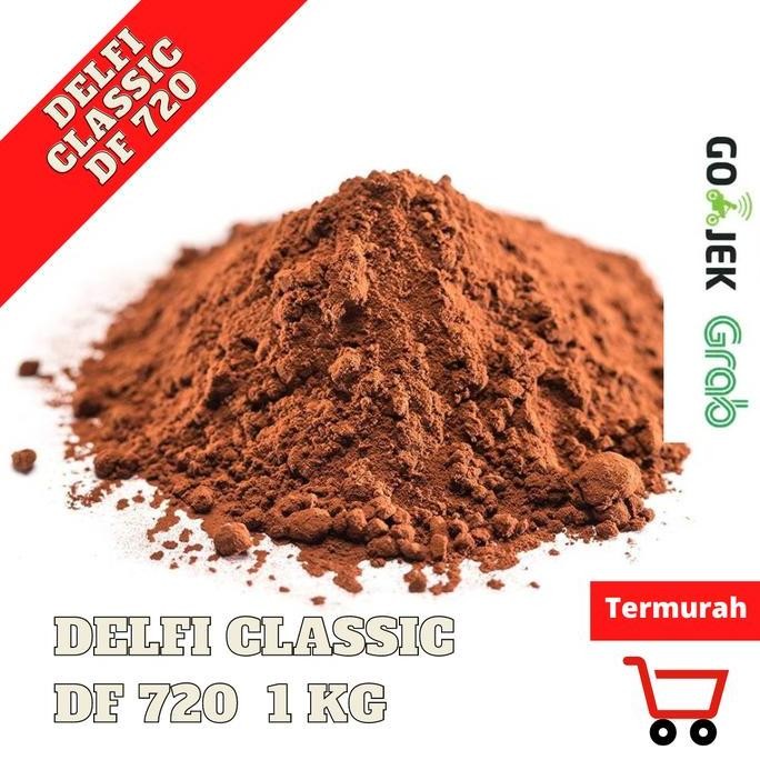 

COKLAT BUBUK DELFI DF720 CLASSIC COCOA POWDER 1KG | 100% ASLI NLS