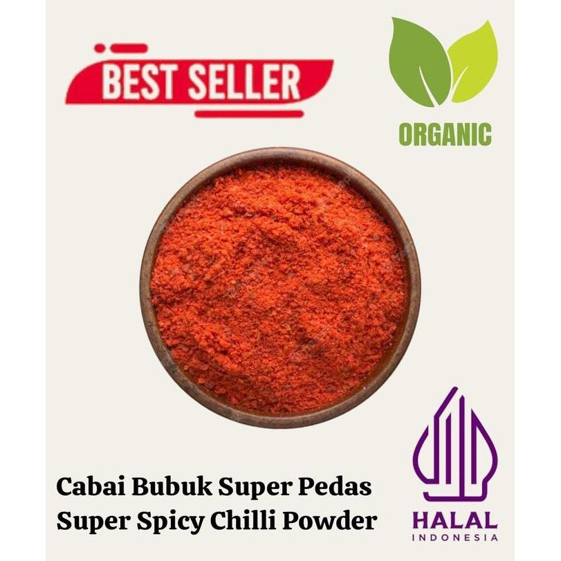 

Diskon! Bubuk Cabe Super Pedas 1 Kg - Chili Powder Extra Hot