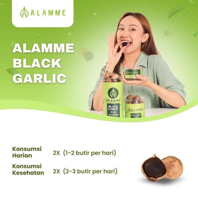 

Diskon! Black Garlic Bawang Hitam Alamme 220G Bebas Gula - Rempah Herbal Sehat