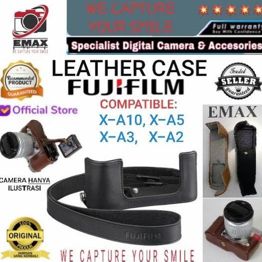 Leather Half Case FujiFilm XA2 XA3 XA10 XA5 Camera Terlaris