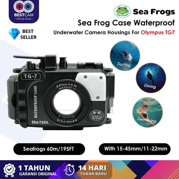 PROMO Seafrog Housing Camera Olympus TG-6 TG6 Diving Underwater Waterproof