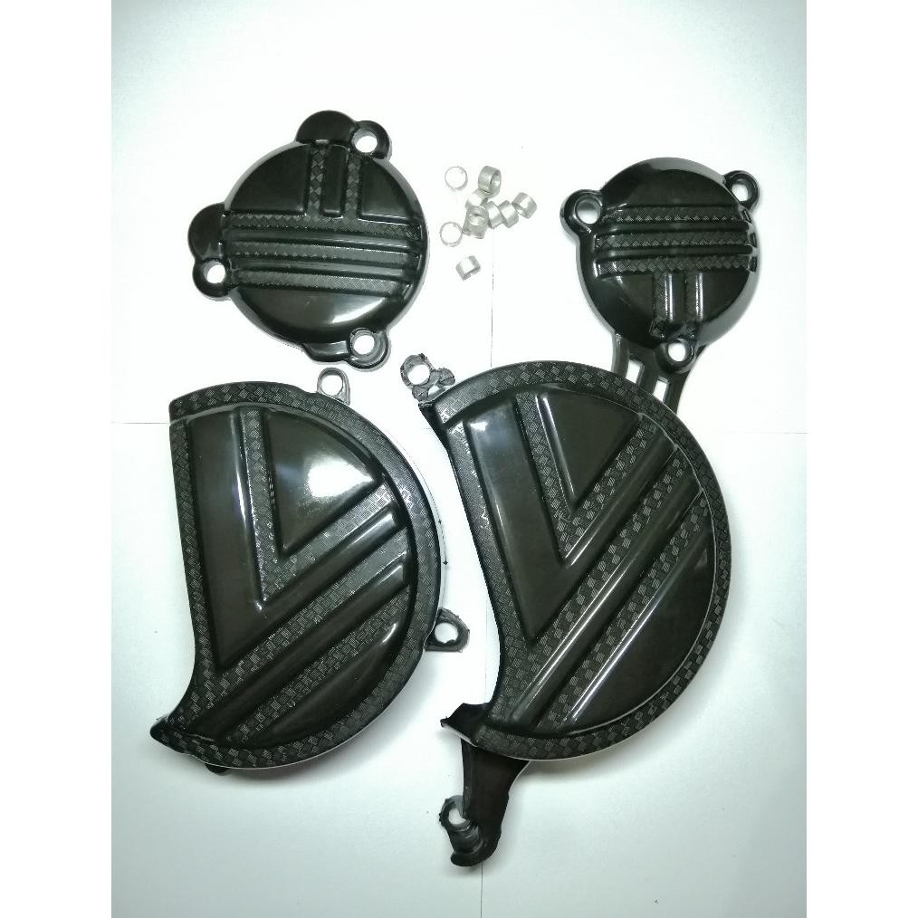 Tutup pelindung mesin KLX 150 G BF SM DTRACKER 150 cover blok mesin KLX150 S  L DTRACKER LAMA aSt