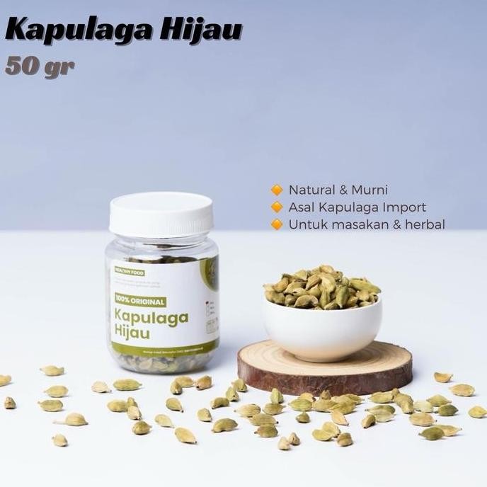 

Diskon! Kapulaga Hijau India 50Gr Green Cardamom Rempah Import