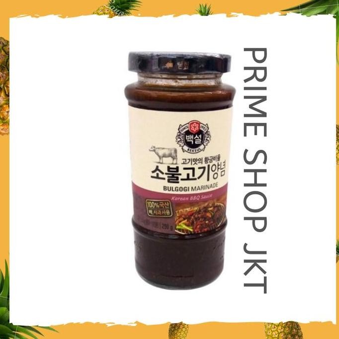 

CJ Beksul Korean BBQ Sauce Marinade/ Saus marinasi bumbu Bulgogi Korea H32