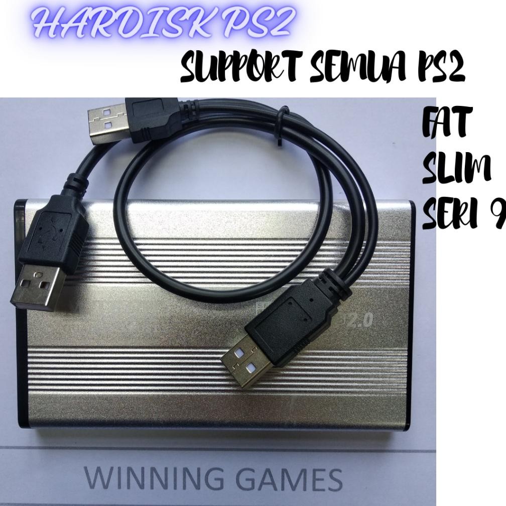 Hardisk Eksternal HDD PS2 500G | 250GB | Support semua  PS2 Cepat & Stabil aSt