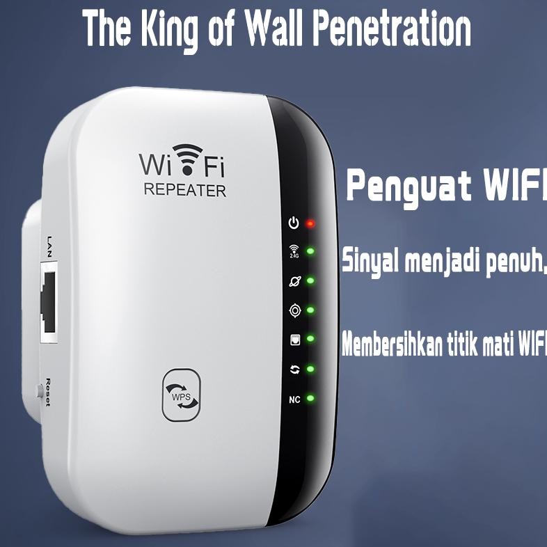 WiFi Repeater  WiFi Extender   WiFi Amplifier Mini Repeater 300Mbps  Jangkauan Ekstensi Sinyal WiFi 