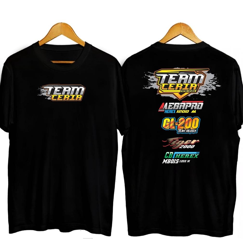Promo Kaos Racing Team Ceria Herex Megapro Gl Cb Herex Tiger