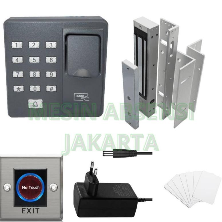 Paket Akses Door Fingerprint ZKTECO X6 Paket Access Control Fingerprint Paket Akses Door | ZKTECO X6