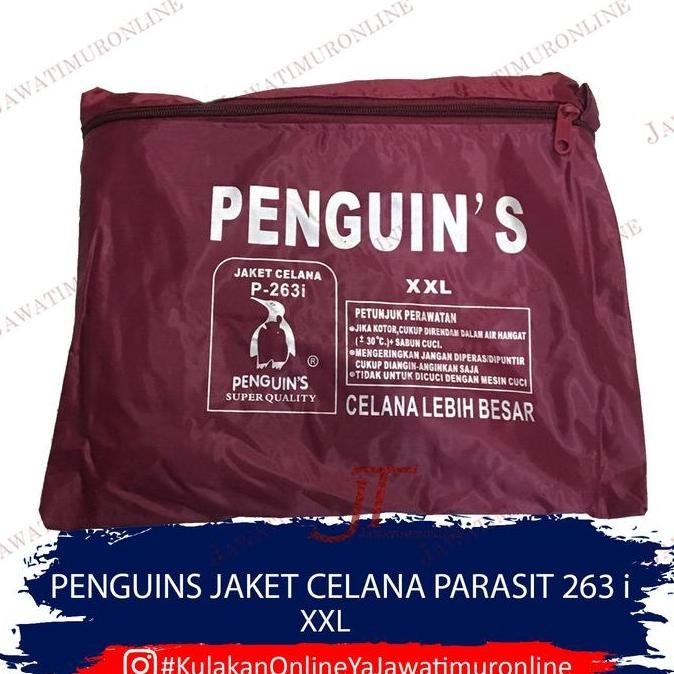 ORI - JAS HUJAN PENGUIN JC P263I JAS HUJAN NILON WATERPROOF RINGAN