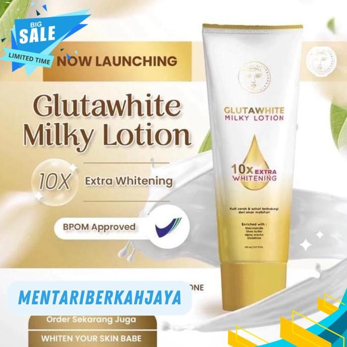 SKINFLAIR BODY LOTION 10X EXTRA WHITENING GLUTA WHITE MILKY LOTION BODYLOTION PELEMBAB BADAN GLUTAWH