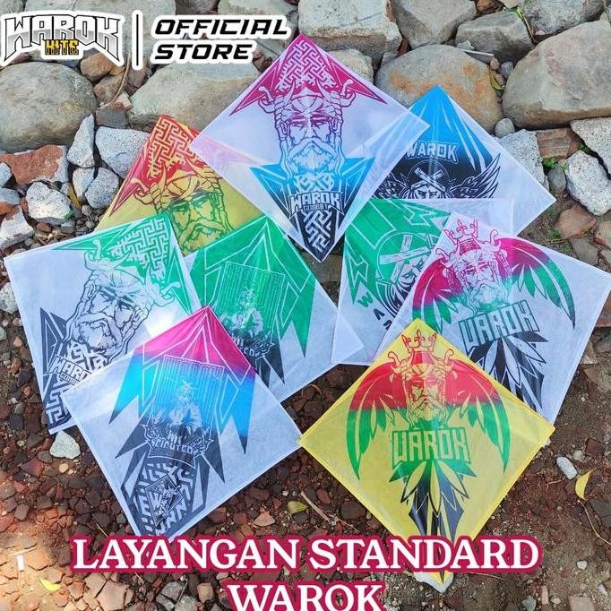 (Allthebest) 100Pcs Layangan Sukhoi Warok Standard Bambu Apus ukuran 57 Arku Mix Keras sedang dan Em