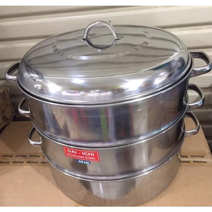 PANCI KUKUSAN DANGDANG STEAMER KUKUS STAINLESS SERBAGUNA BESAR