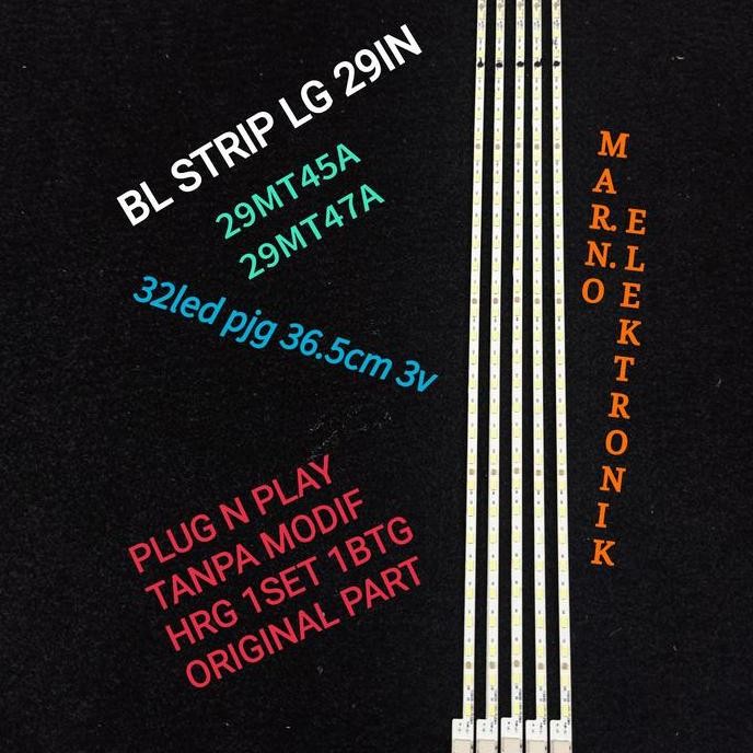 BEBAS ONGKIR - BL BACKLIGHT LED LG 29MT4A 29MT47A 29MT4 29MT47 BL STRIP