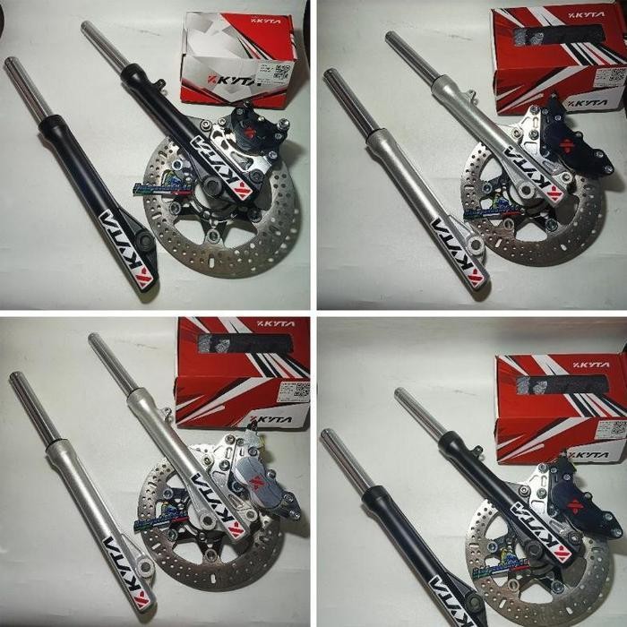 Shock depan ktc Vario 125 150 beat kaliper ktc Vario 125 beat PAKET SHOCK KTC DAN KALIPER KALIPER KT