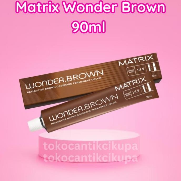 MATRIX Wonder Brown 90ml Cat Rambut Permanen Warna Coklat