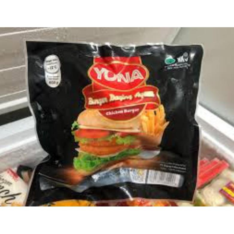 

yona chicken burger burger ayam 600gr aSt
