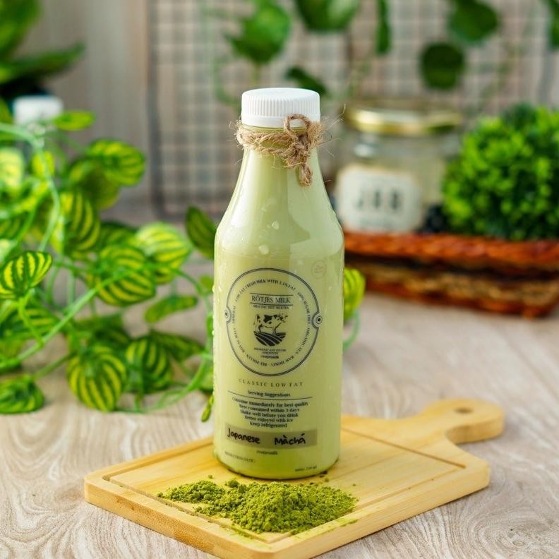 

Rotjes Milk Japanese Matcha Low Fat Diet Milk Tea aSt