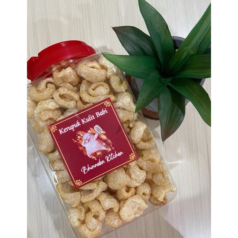

Kerupuk Kulit Babi Premium, Ukuran Toples 4Liter aSt
