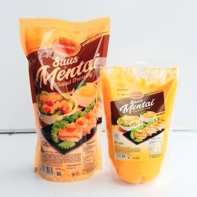 

Saos Sambal Mentai Prima Agung | 1kg | 500gr | ( Pak ) [ Original ] aSt