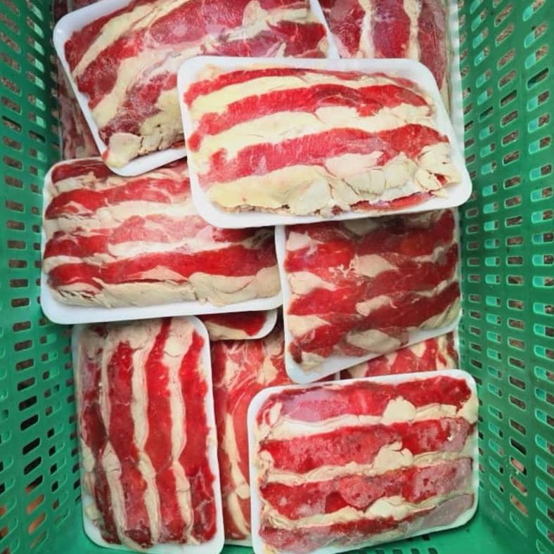 

Slice Beef Berlemak 500gr Halal Cocok Grill aSt