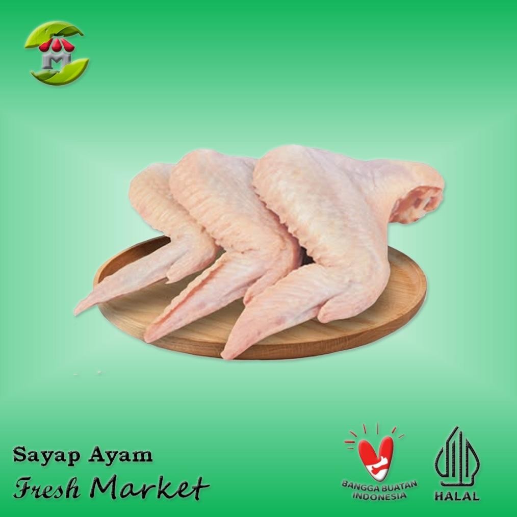 

[JAKPUS] Full Wing Sayap Ayam Utuh Pack 950gr - 1kg aSt