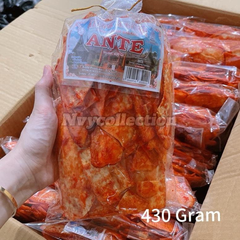 

Keripik Singkong Sambal Pedes Balado Ante 430 Gram aSt