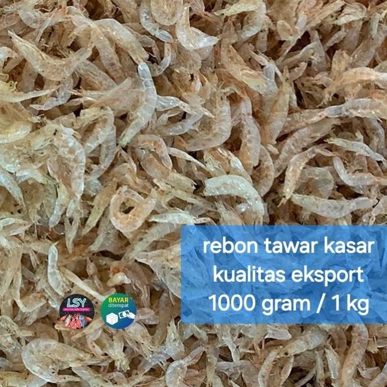 

udang rebon tawar kasar kualitas eksport ( asli tawar ) 1000gram / 1 kg aSt