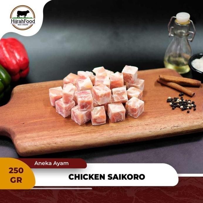 

Chicken Saikoro Premium Daging Ayam Potong Dadu Siap Masak 250 gram aSt