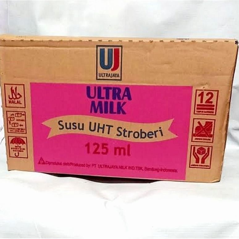 

Susu Ultra 125ml STROBERI 1 dus isi 40 aSt
