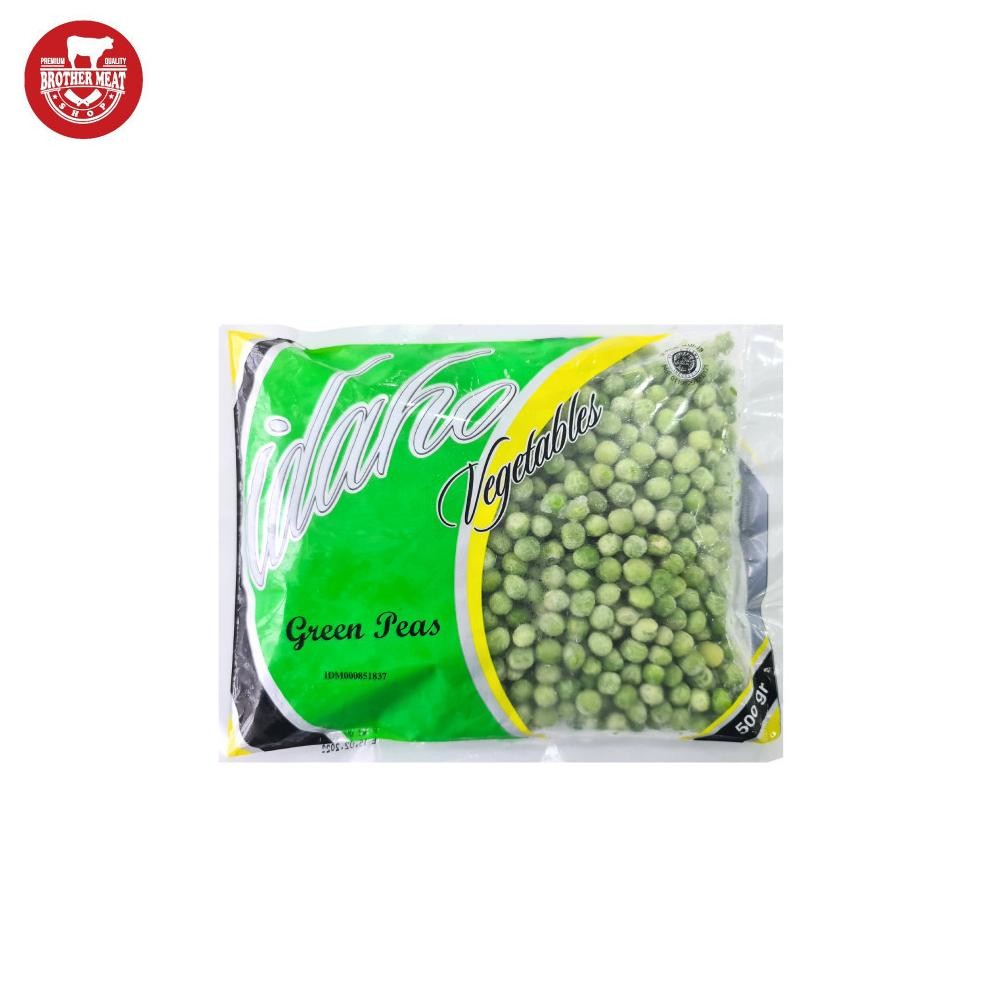 

Idaho Kacang Polong / Green Peas Frozen 500gr - Brothermeatshop aSt