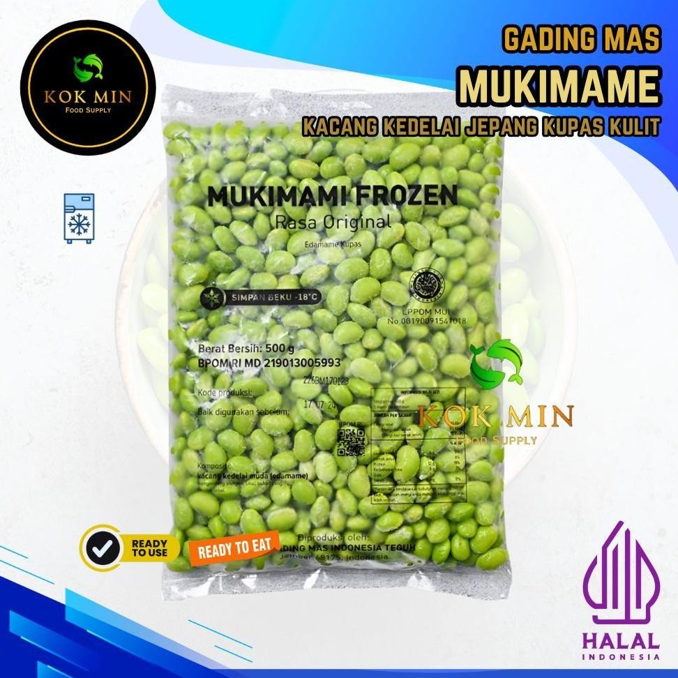 

Mukimame / Edamame Kupas / Kacang Polong Jepang - 500 gram aSt