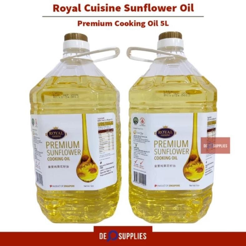 

Royal Cuisine Sunflower Oil 5L - Minyak Bunga Matahari Premium Sunora aSt