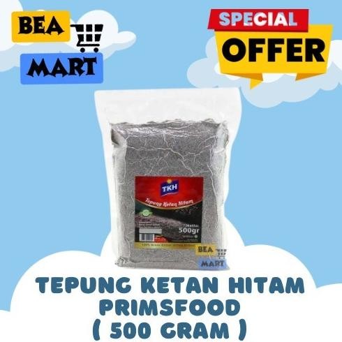 

Tepung Ketan Hitam PrimsFood 500gr | TKH Vaccum Pack / Black Sticky Rice Flour Kemasan 500 gr gram aSt