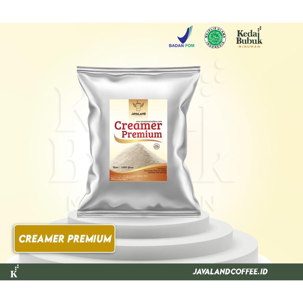 

Javaland Bubuk Creamer / Krimer 1Kg - Premium | Non Dairy | Creamy Caf aSt