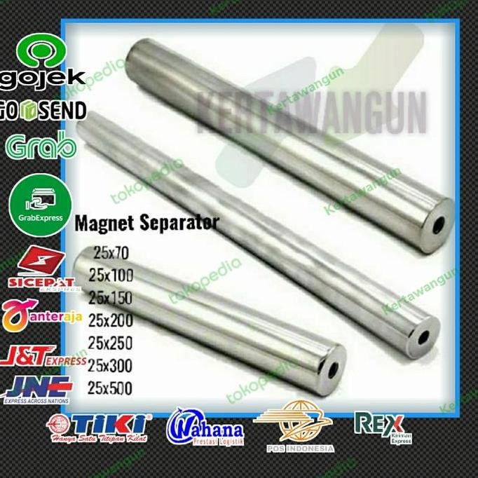 NEW Magnet Neodymium / Magnet Batang / separator 25x150mm