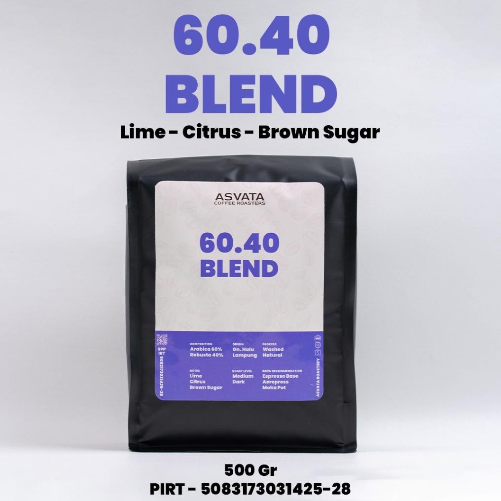 

Biji Kopi 500 Gr 60.40 Arabica Robusta Roasted Beans Kopi Susu Blend aSt