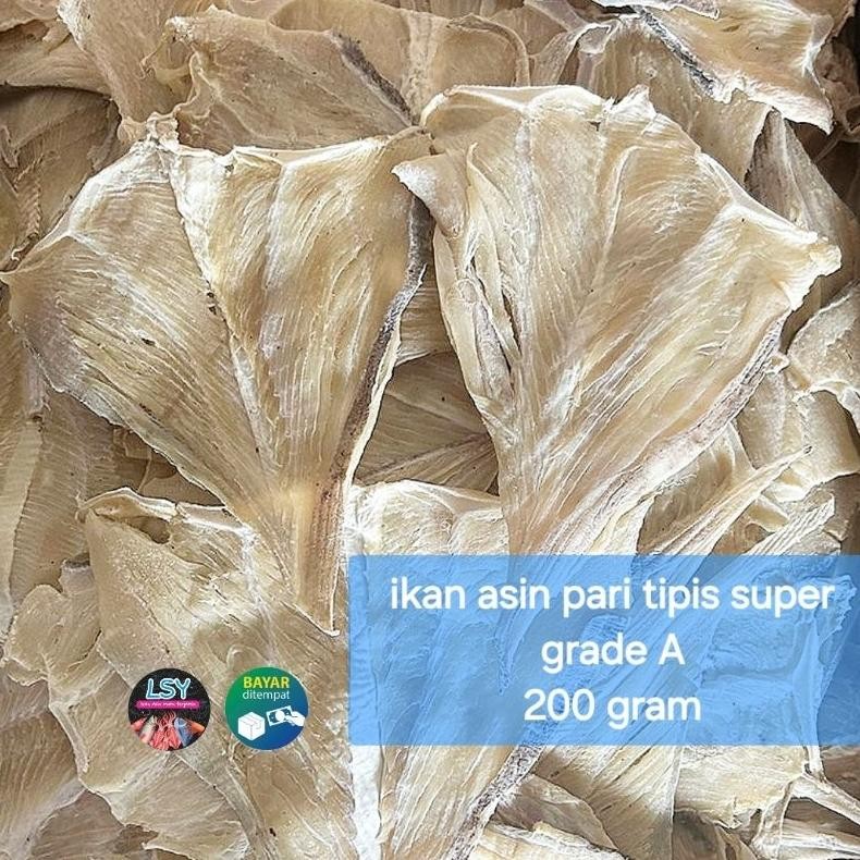 

ikan asin pari tipis super 200gram aSt