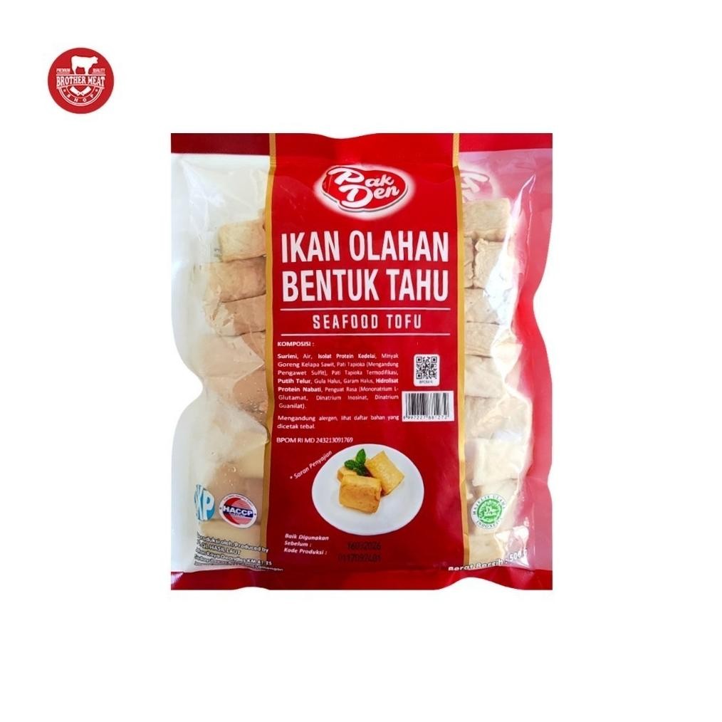 

PakDen Seafood Tofu 500gr Rasa Scallop Halal aSt