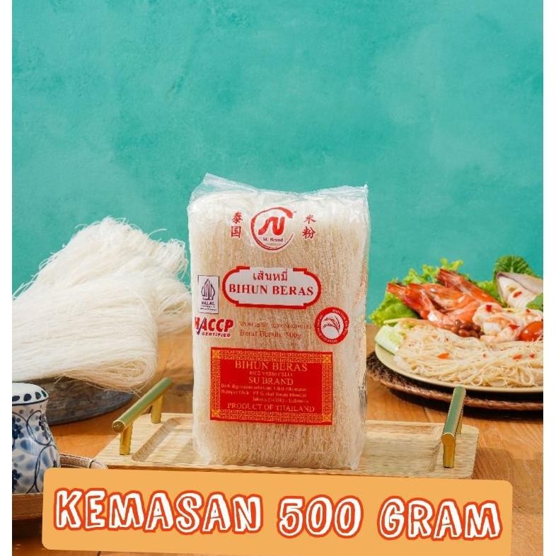 

500 gram Bihun beras thailand label halal super rice aSt