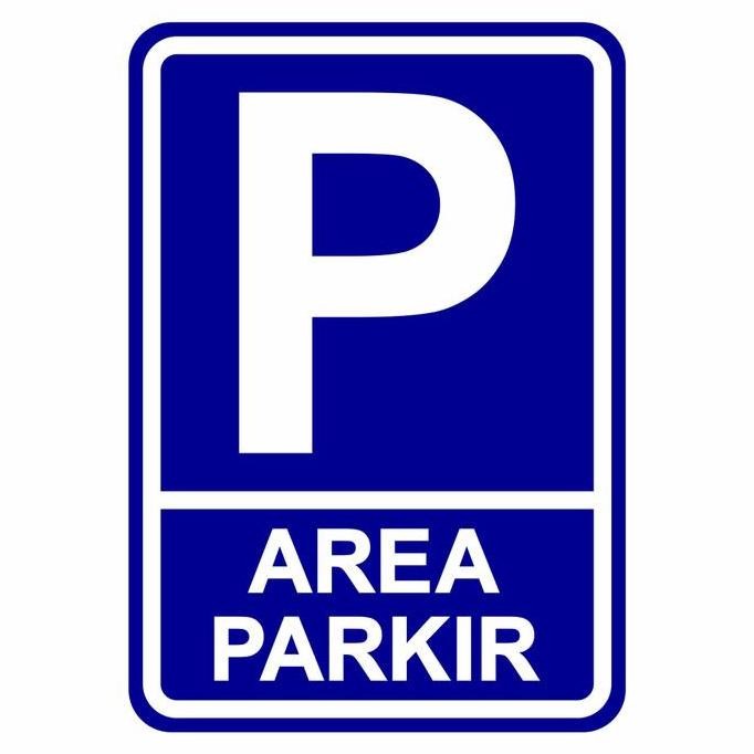 

(Allthebest) Rambu Plang Area Parkir 35cm x 50cm Alumunium Keren