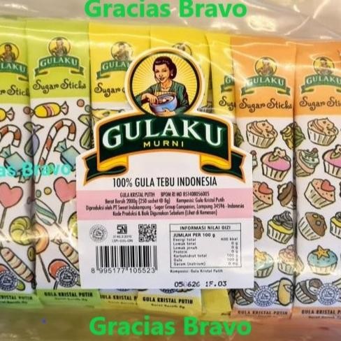 

Refill GULAKU Gula Saset Stik 8gr x 125 saset - Refill Sugar Stick Sachet @ 8 gr x 125 sachets aSt