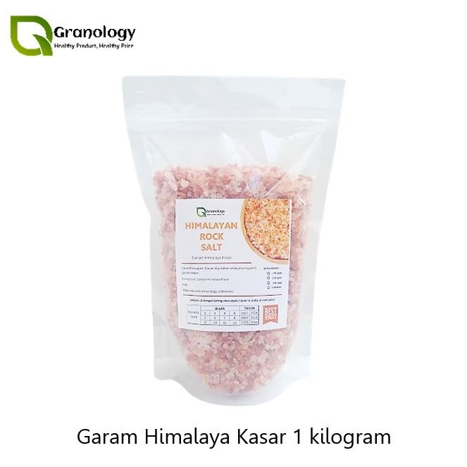 

Organic Himalayan Rock Salt / Garam Kasar Himalaya (1 kilogram) by Granology aSt