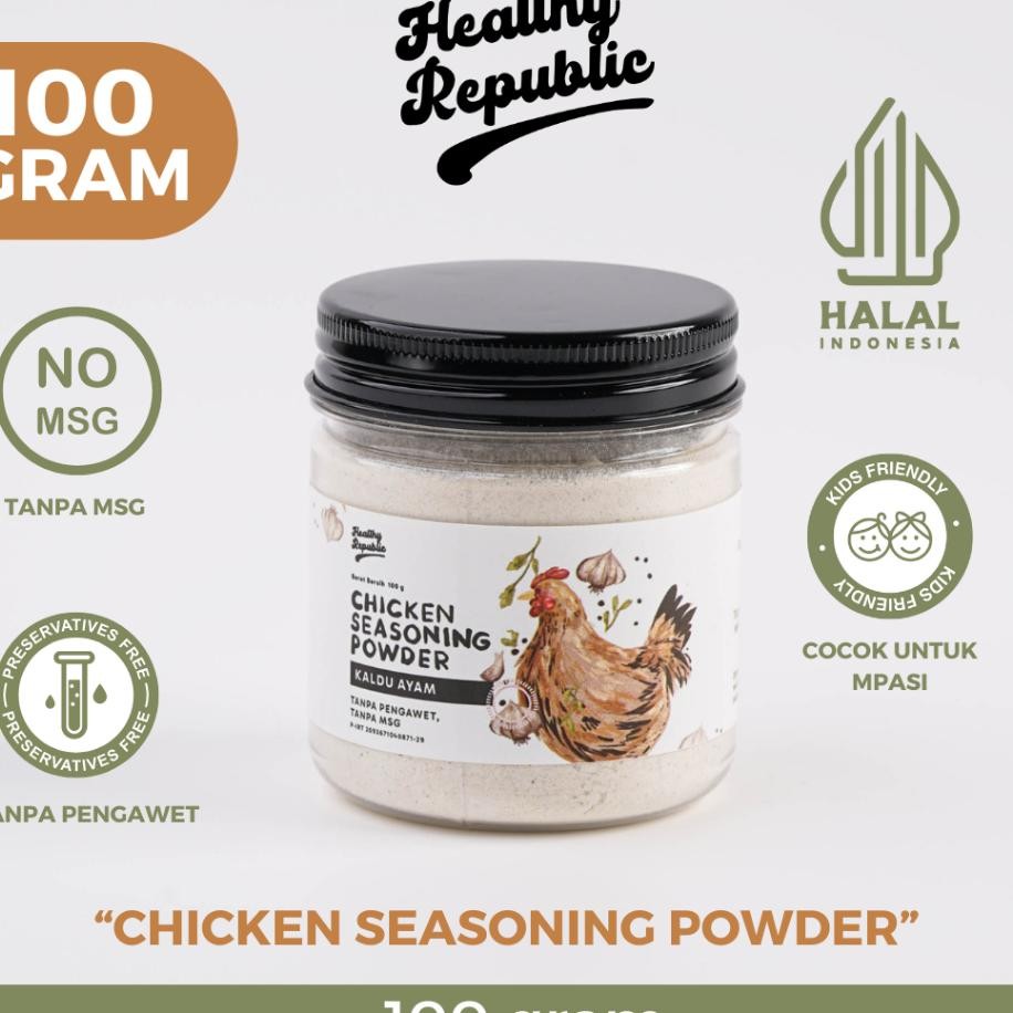 

Healthy Republic Chien Seasoning Powder Kaldu Ayam Mpasi 100 Gram No Msg Tanpa Pengawet
