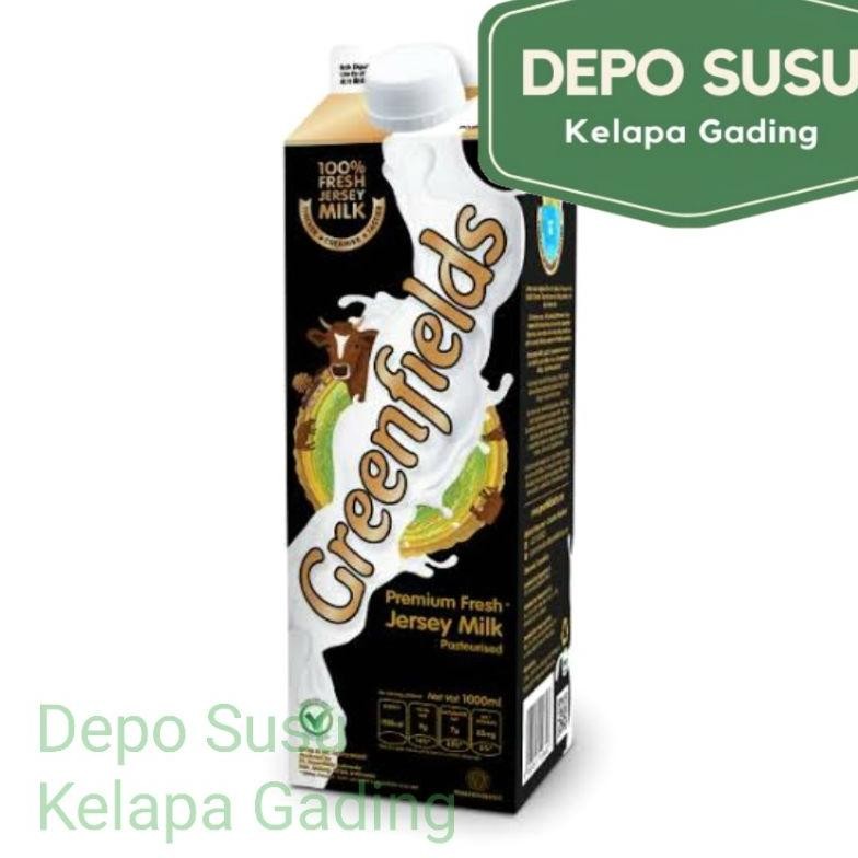 

Susu Greenfields Fresh Jersey Milk 1 Liter | Greenfield Pasteurisasi Segar aSt