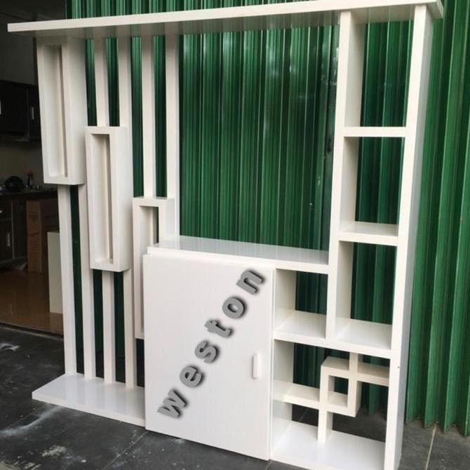 Lemari Pajangan Partisi penyekat / pembatas ruangan minimalis